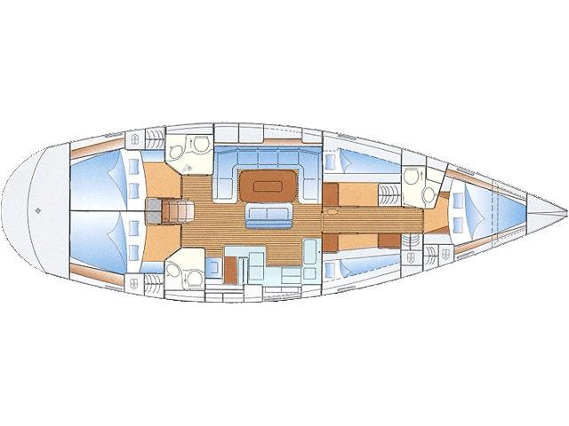 Book yachts online - sailboat - Bavaria 50 - Eva - rent