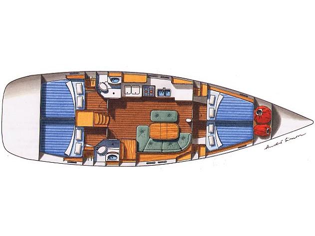 Book yachts online - sailboat - Oceanis 473 - Alboran XIX Sabor (Majorca) - rent
