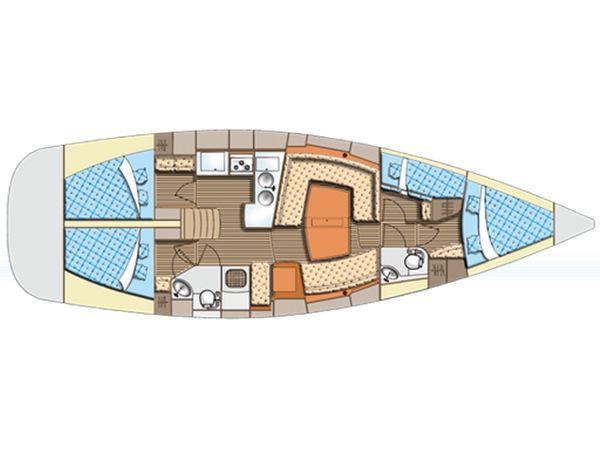 Book yachts online - sailboat - Elan 434 - Rebekka - rent