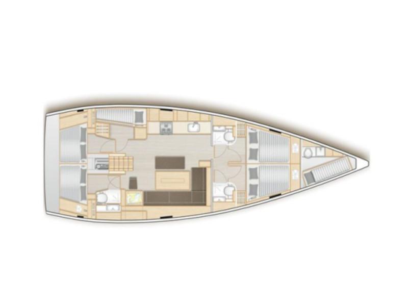 Book yachts online - sailboat - Hanse 508 - Pegasus - rent
