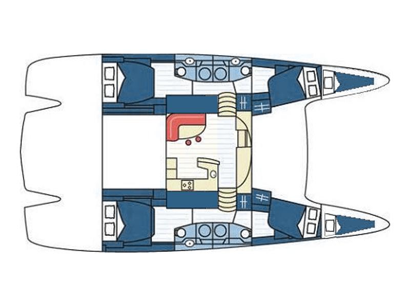 Book yachts online - catamaran - Salina 48 - Margeo VI (FULL REFIT 2021 - A/C - Generator) - rent