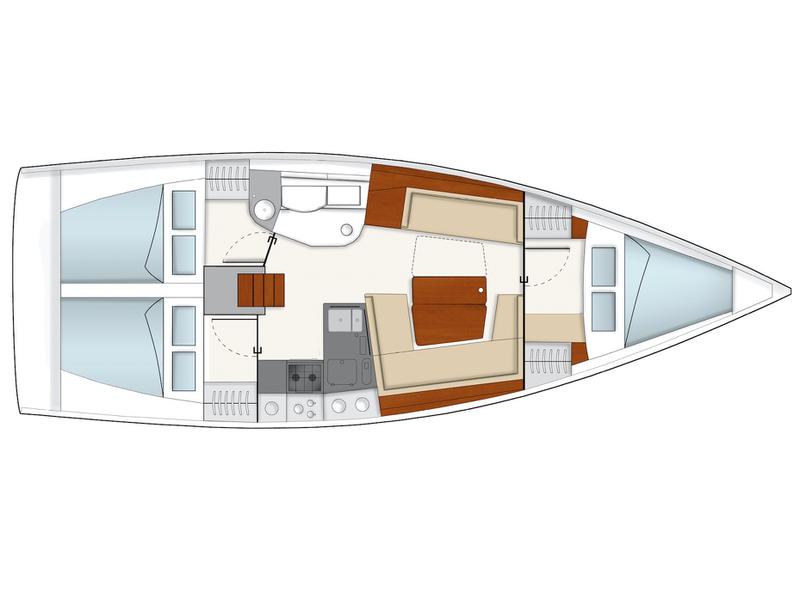 Book yachts online - sailboat - Hanse 385 - H385-2 - rent