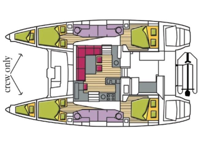 Book yachts online - catamaran - Lagoon 450F - Rigel Kentaurus (GND) - rent