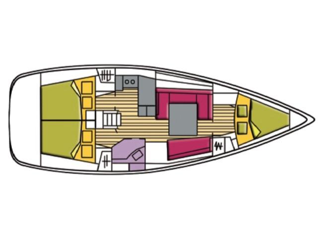 Book yachts online - sailboat - Oceanis 37 - Polaris (PMI) - rent