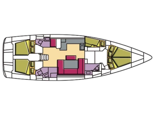 Book yachts online - sailboat - Bavaria Cruiser 51 - Shiba - rent