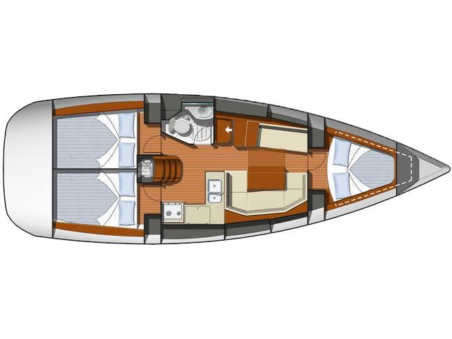 Book yachts online - sailboat - Sun Odyssey 36i - Dimi - rent