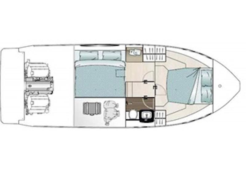 Book yachts online - motorboat - Sealine C330 - Salona I - rent