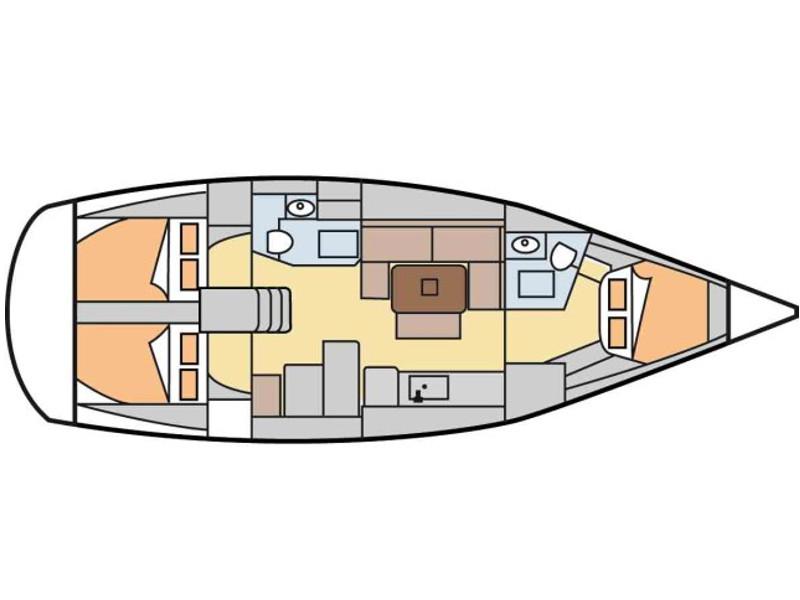 Book yachts online - sailboat - Dufour 405 Grand Large - Naturalmente - rent