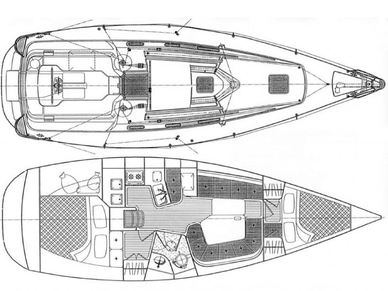 Book yachts online - sailboat - Delta 36 - Caraiva - rent
