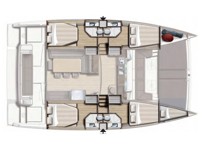 Book yachts online - catamaran - Bali 4.3 Mirando - Mirando - rent