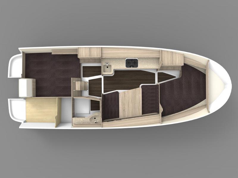 Book yachts online - motorboat - Nexus Revo 870 Prestige +/2cab - FIJI - rent