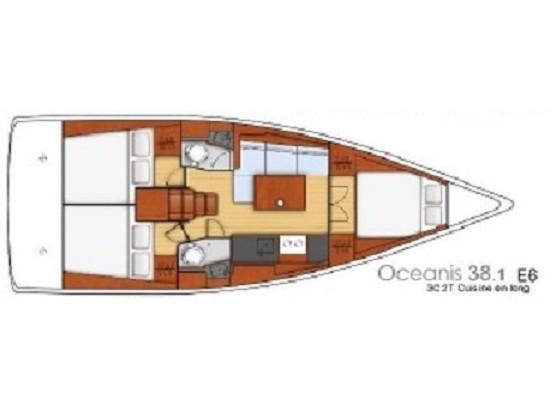 Book yachts online - sailboat - Oceanis 38.1 - TOP - rent