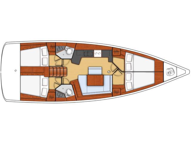 Book yachts online - sailboat - Oceanis 45 - Senza Limiti - rent