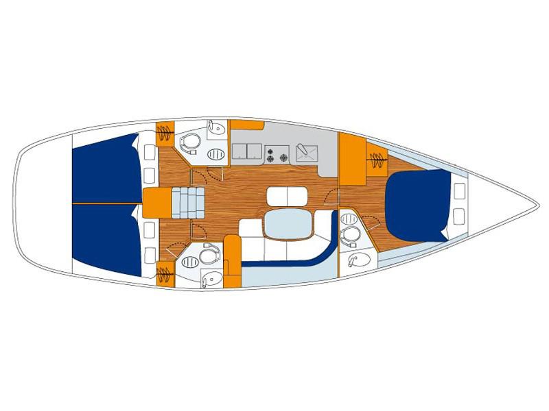 Book yachts online - sailboat - Sunsail 423 - Sunsail 423 (2020) - rent