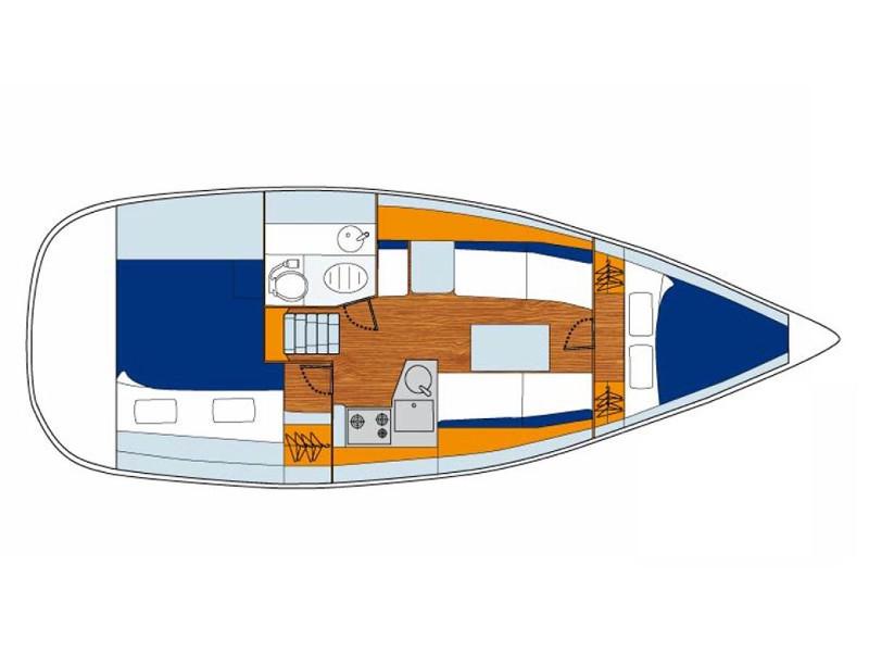 Book yachts online - sailboat - Sunsail 33i - Sunsail 33i (2012) - rent