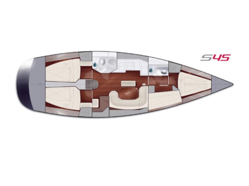 Book yachts online - sailboat - Salona 45 - Eol - rent