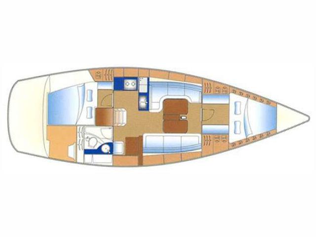 Book yachts online - sailboat - Bavaria 38 Cruiser (2 cbs) - B38-08-2-S - rent