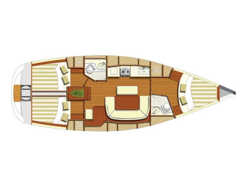 Book yachts online - sailboat - Dufour 385 - D385-08-X - rent