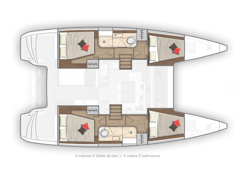 Book yachts online - catamaran - Lagoon 40 - 4Cab/2Hd - Nauti Buoy - rent