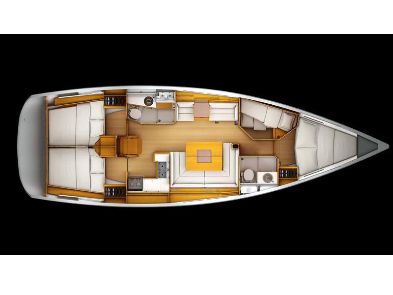 Book yachts online - sailboat - Sun Odyssey 439 - MORGANA - rent