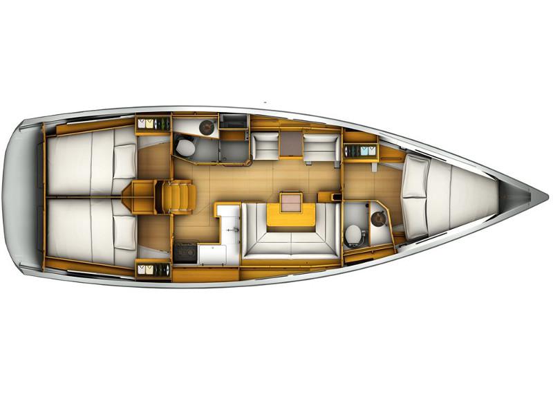 Book yachts online - sailboat - Sun Odyssey 409 - ath40902 - rent