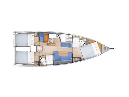 Book yachts online - sailboat - Sun Odyssey 410 - Irene - rent