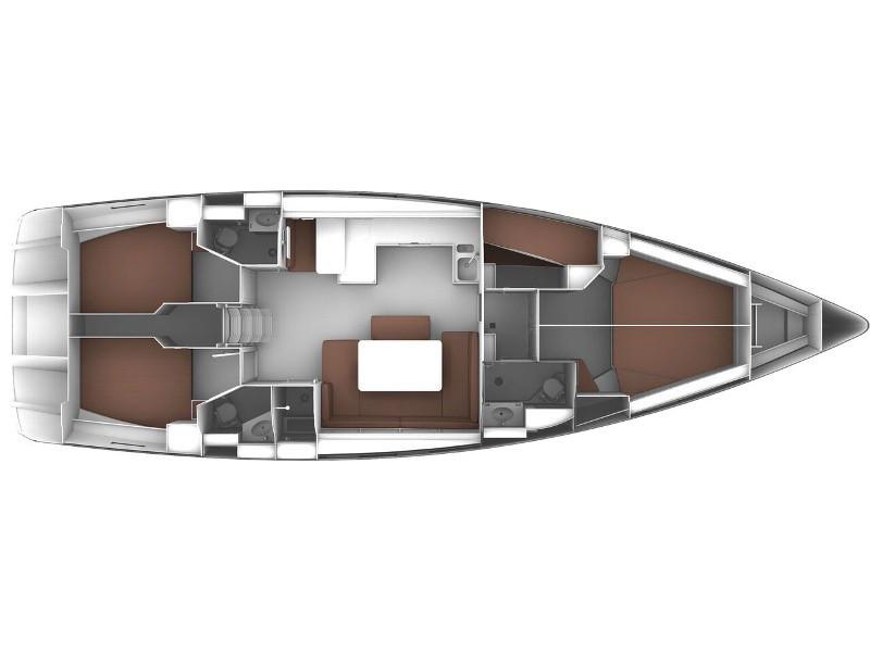 Book yachts online - sailboat - Bavaria Cruiser 51 - Teorema - rent