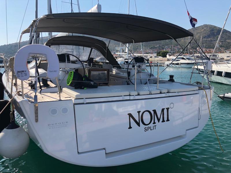Book yachts online - sailboat - Dufour 56 Exclusive - Nomi fully equipped white hull - rent