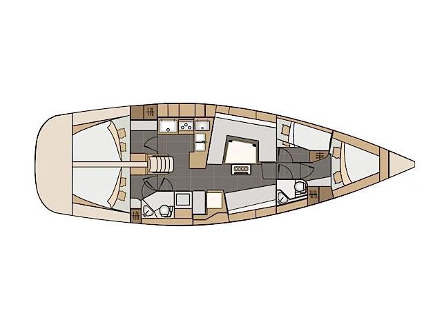 Book yachts online - sailboat - Elan Impression 45 - Six Friends - rent