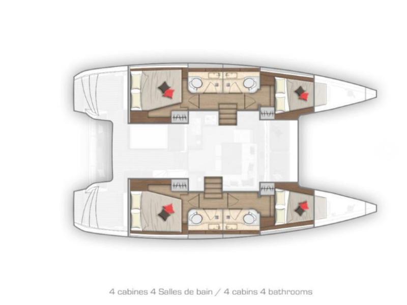Book yachts online - catamaran - Lagoon 40 - Stanella - rent