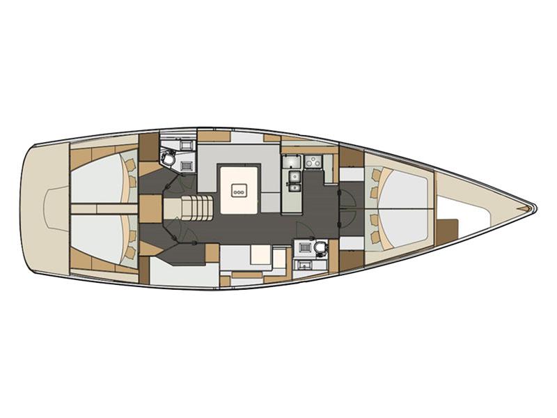 Book yachts online - sailboat - Elan Impression 50 - Lazy Days - rent