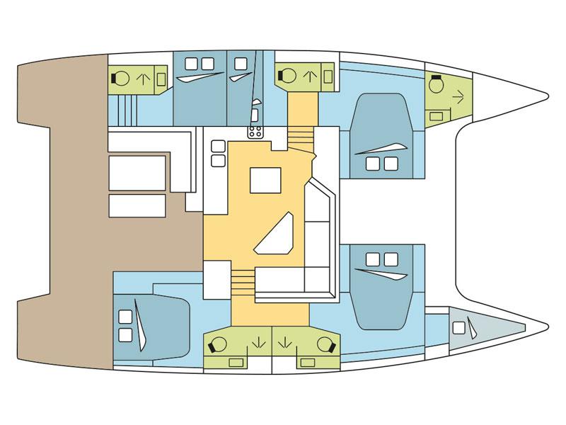 Book yachts online - catamaran - Saona 47 - Saga - rent