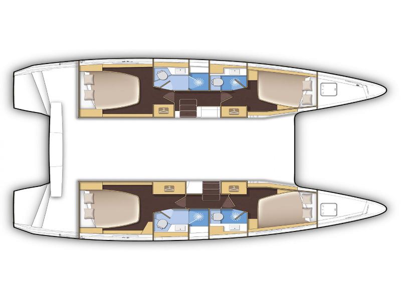 Book yachts online - catamaran - Lagoon 42 - Sofibel - rent