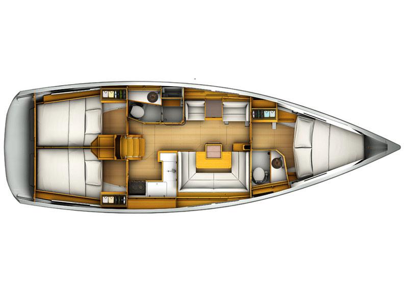 Book yachts online - sailboat - Sun Odyssey 409 - Kamet - rent