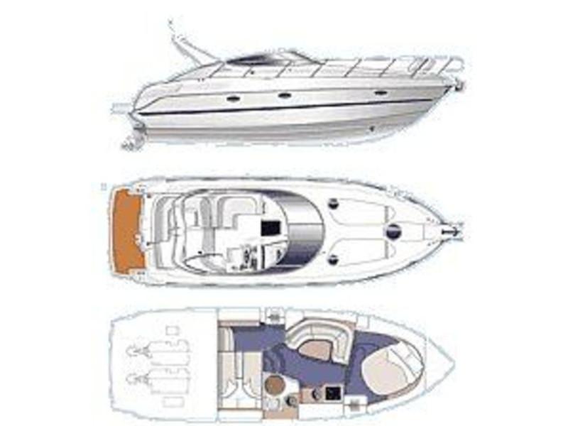 Book yachts online - motorboat - Cranchi Zaffiro 34 - Sanmar - rent