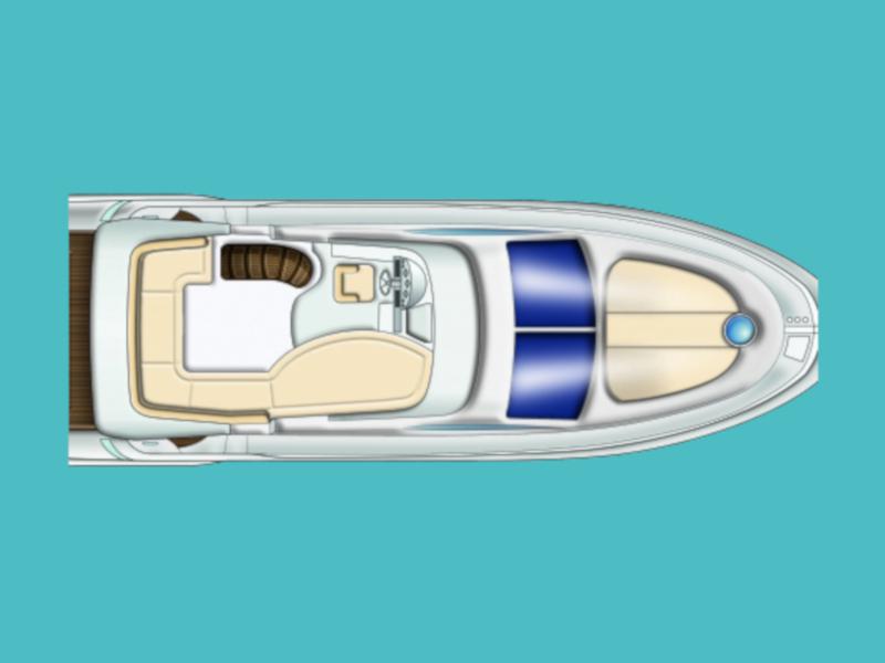 Book yachts online - motorboat - Azimut 43 Fly - Lou Ann - rent