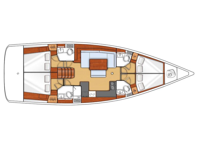 Book yachts online - sailboat - Oceanis 48 - Cayetana - rent