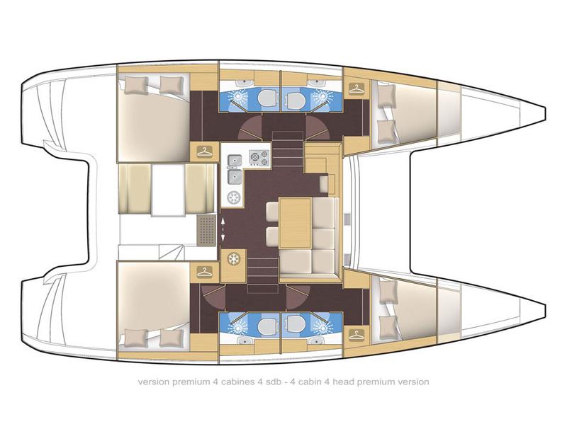 Book yachts online - catamaran - Lagoon 39 - Lion - rent