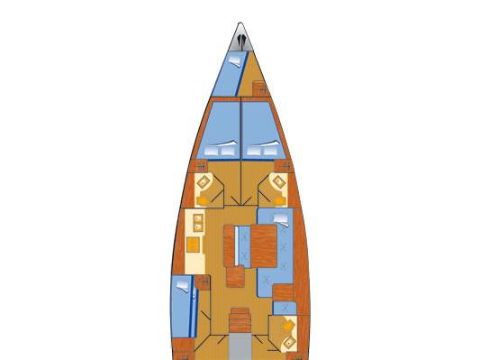 Book yachts online - sailboat - Oceanis 50 - Big Tasty - rent
