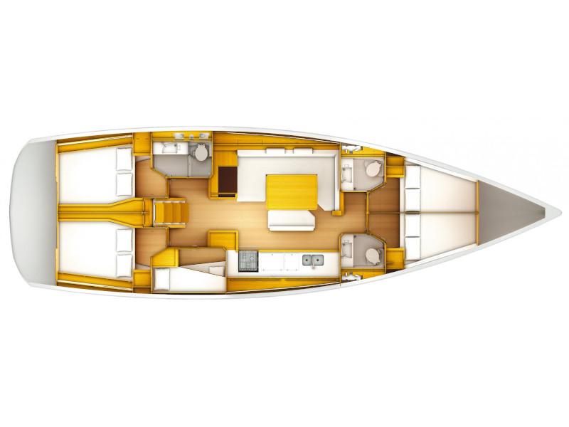 Book yachts online - sailboat - Sun Odyssey 519 - Ciao Bao - rent