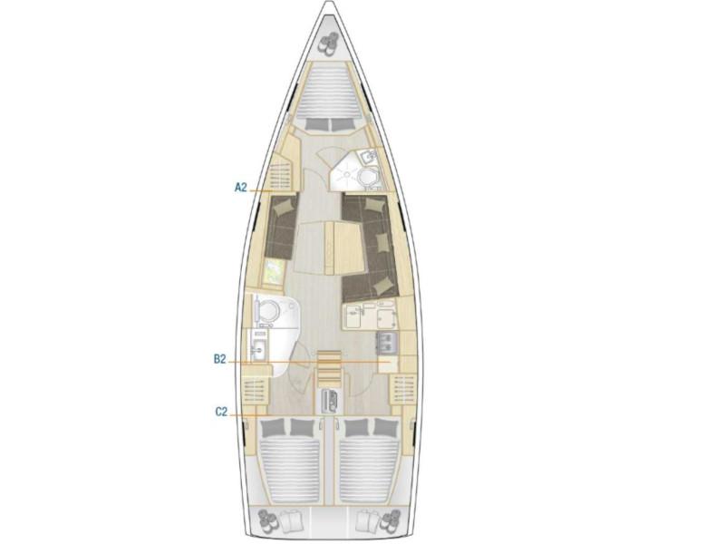Book yachts online - sailboat - Hanse 418 - JOKER - rent