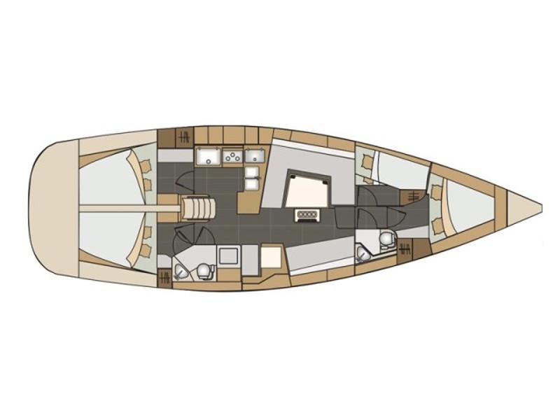 Book yachts online - sailboat - Elan 45 Impression - LUCIKA - rent