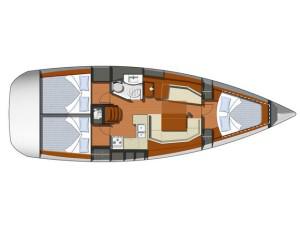 Book yachts online - sailboat - Sun Odyssey 39i - LEDA - rent