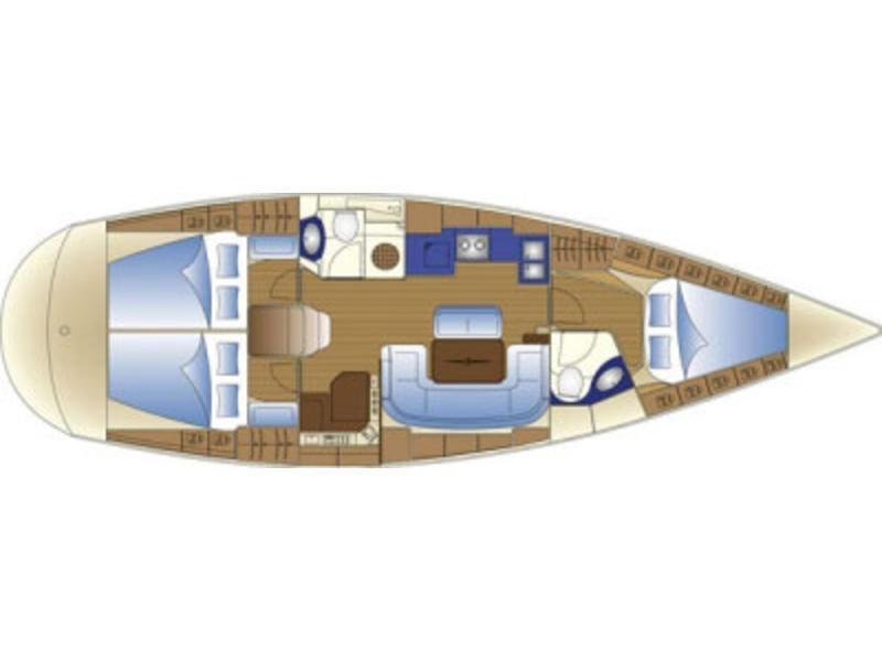 Book yachts online - sailboat - Bavaria 39 Cruiser - Eva A - rent