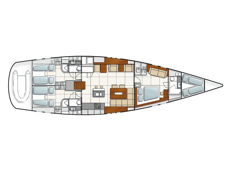 Book yachts online - sailboat - Hanse 630 - Flow - rent