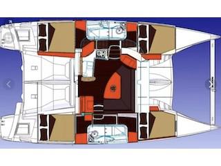 Book yachts online - catamaran - Lipari 41 - Elli Di - rent