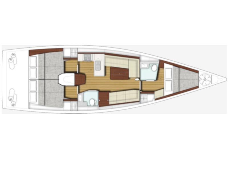 Book yachts online - sailboat - Xp 44 - Gazelle - rent