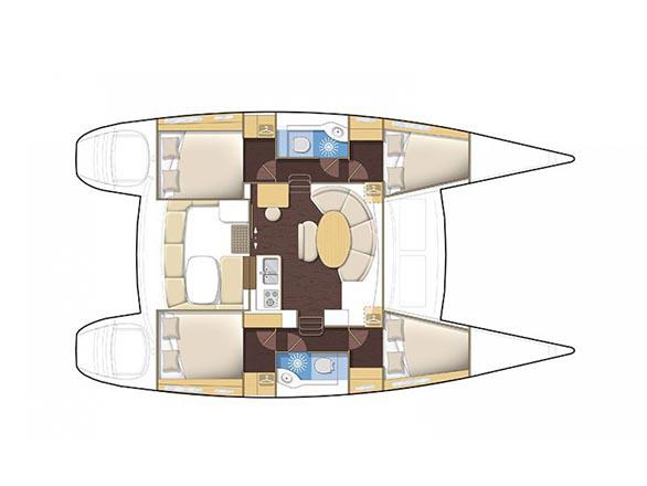 Book yachts online - catamaran - Lagoon 380 - mr. t - rent
