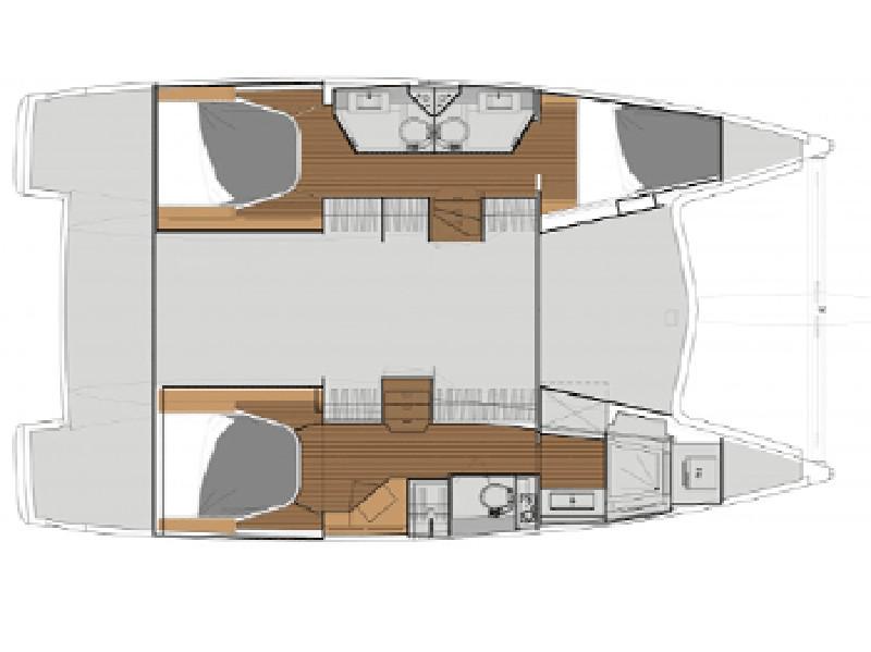 Book yachts online - catamaran - Lucia 40 - Sabai Sabai - rent