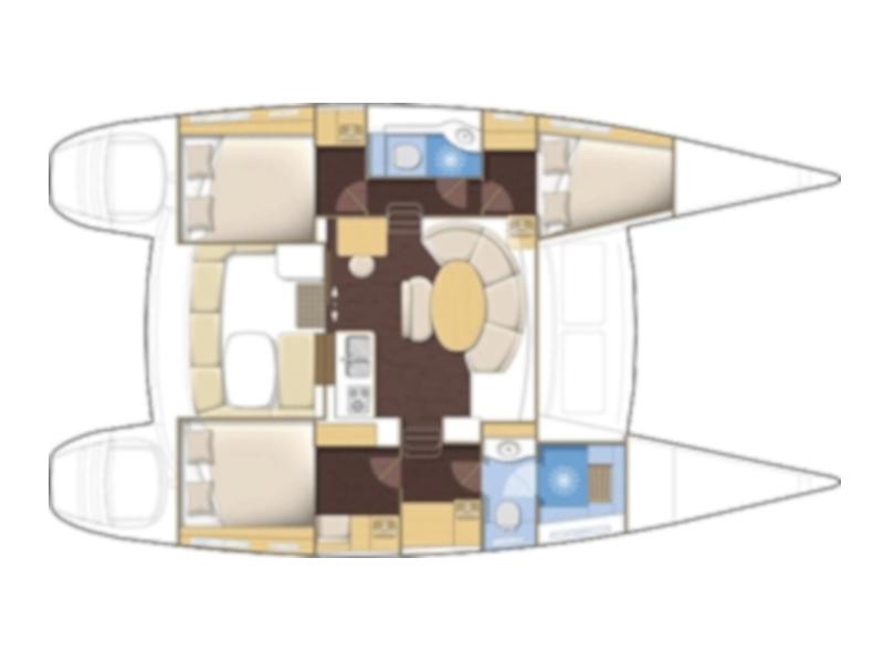 Book yachts online - catamaran - Lagoon 38 - La Mouette - rent